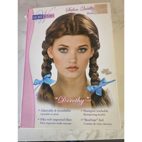 The Wizard Of Oz Secret Wishes DOROTHY Salon Quality Wig - Picture 1 of 6
